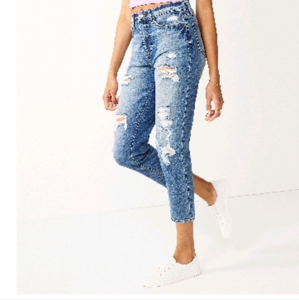 JUNIOR'S  HIGH RISE  MOM 👩 👖